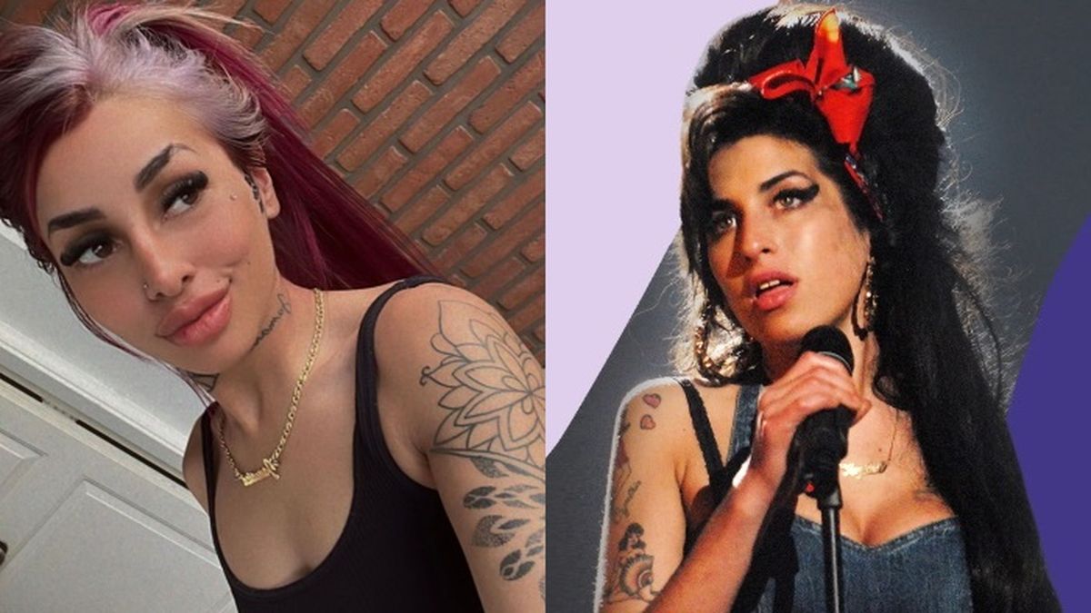 Tras ver su nuevo look, una usuaria comparó a Tamara Báez con la recordada cantante británica Amy Winehouse. 