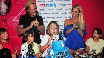 Christian Sancho festejó el cumpleaños de su hijo Gael: Volví de la obra para celebrar con él