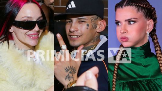 El llamativo encuentro entre la China Suárez con L-Gante y La Joaqui en la premiere de su nueva película: fotos exclusivas