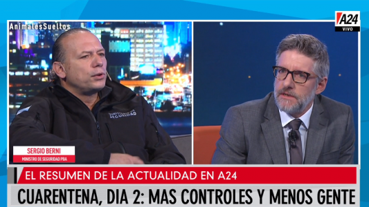 Resumen del día de A24: Cuarentena estricta, Sergio Berni y espionaje ilegal