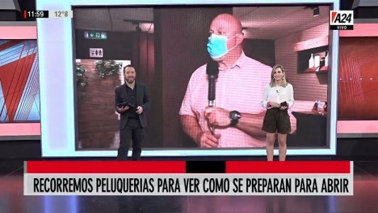 A24 en el Reino Unido para mostrar cómo se prepara para reabrir peluquerías