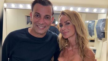 Sabrina Rojas fue a ver a Martín Bossi en La cena de los tontos