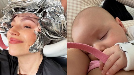 Úrsula Corberó regresó al trabajo con un cambio total de look tras el nacimiento de Dante: las tiernas fotos