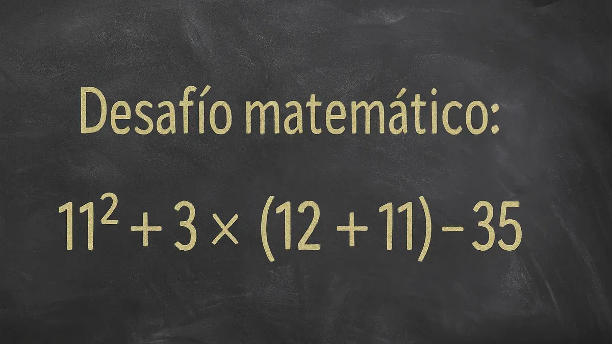 Imagen de pizarra para Desafío Matemático: este cálculo con potencias no se resuelve de un vistazo