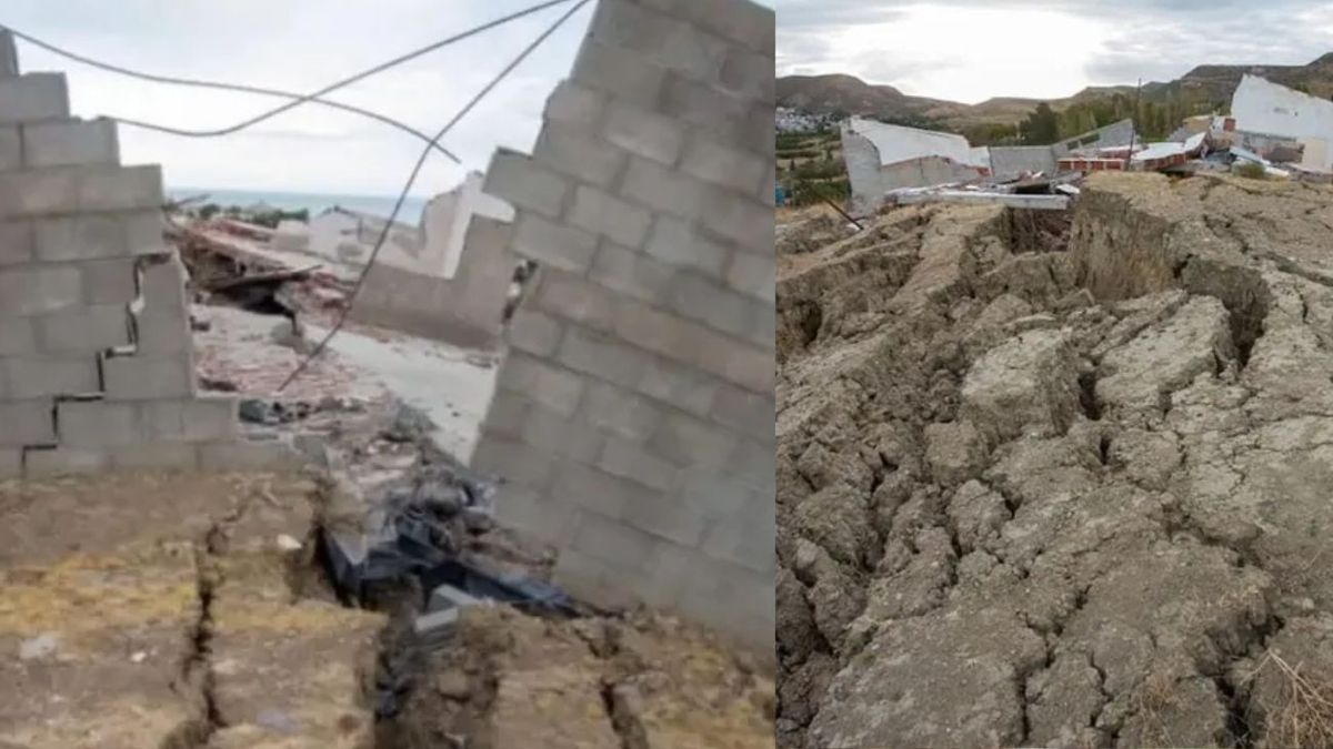 Comodoro Rivadavia: evacuaron a más de 90 familias por el desplazamiento del cerro Hermitte