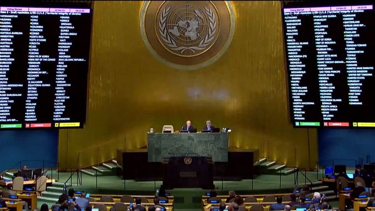 Rusia y cuatro países más condenaron la resolución de la Asamblea de la ONU (Foto: ONU).