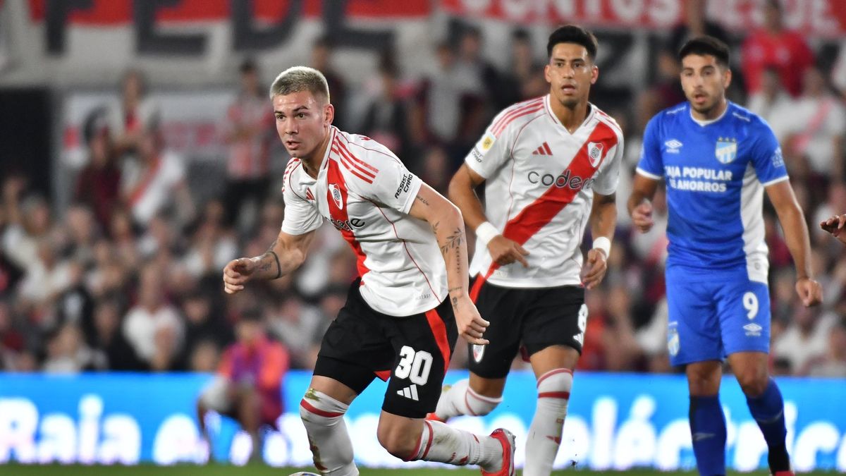 La joya de River puso el 2 a 0 con un golazo. (Foto: archivo) La joya de River puso el 2 a 0 con un golazo. (Foto: archivo)