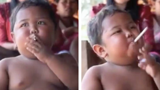 Cómo está hoy Ardi, el niño que fumaba 40 cigarrillos por día