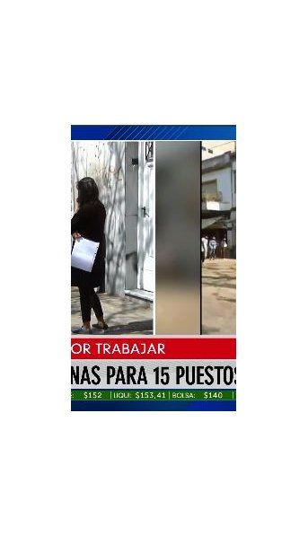 Desocupación: miles de personas hicieron fila por un trabajo en Wilde