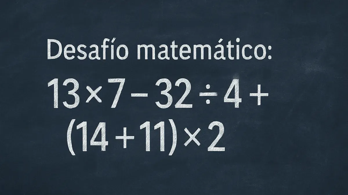 La regla esencial para resolver este desafío matemático es conocido como PEMDAS (por sus siglas en inglés) o jerarquía de operaciones.