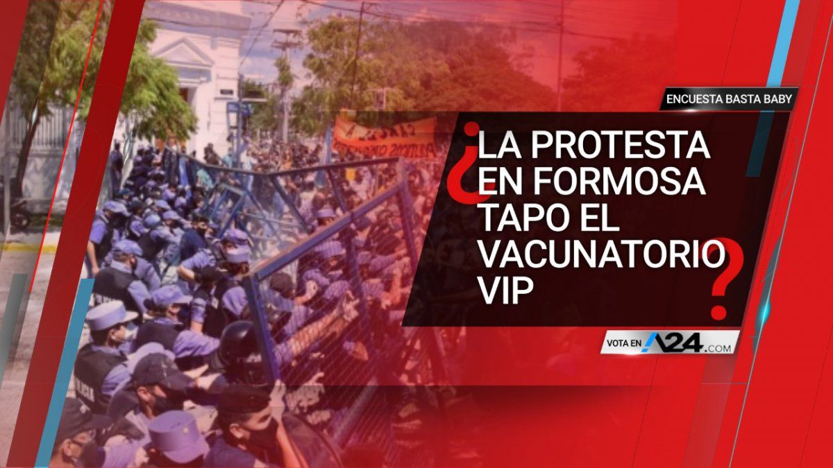 ¿La protesta en Formosa tapó el vacunatorio VIP?