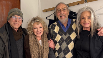Gerardo Romano y Ana María Picchio fueron a ver a Soledad Silveyra y Luis Brandoni