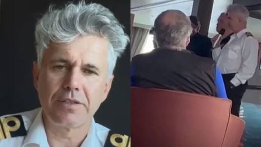 El emotivo mensaje del capitán del crucero donde se desató el brote de hantavirus