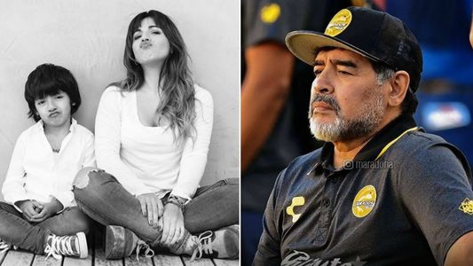 Diego saludó un día más tarde a Benjamín por su cumpleaños: el enojo de Gianinna Maradona