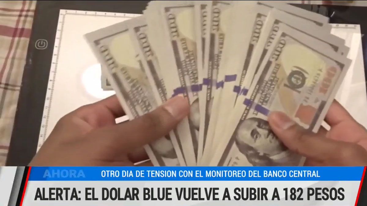 El dólar llegó hasta los $182 en un proceso de 