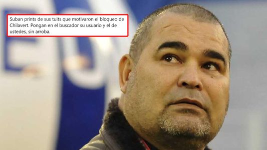 Se burlan de la obsesión de Chilavert por el bloqueo