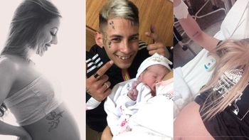 Nació Jamaica, la hija de L-Gante: las primeras fotos de la bebé