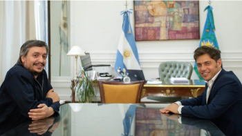 Con Máximo Kirchner al frente, Kicillof recibe a diputados nacionales del Frente de Todos en La Plata