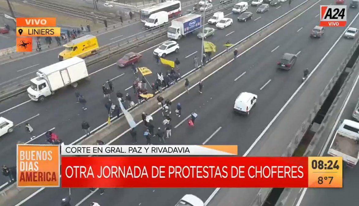 Los manifestantes indicaron que seguirán con las protestas todos los lunes hasta que reciban una respuesta a su petitorio (Foto: captura de pantalla).
