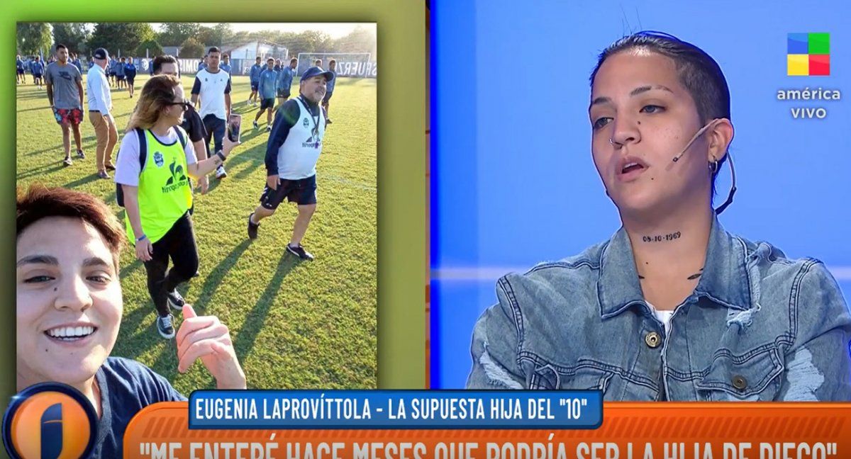 Eugenia Laprovittola exige saber si es hija de Diego Maradona