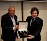 Las fotos de la visita de Milei a la Conmebol donde lo recibió Nery Pumpido