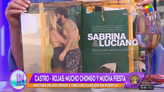Luciano Castro y Sabrina Rojas, a los besos y ¿reconciliados? en Mar del Plata