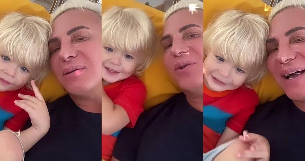 Flavio Mendoza se recuperó del coronavirus y se reencontró con su hijo Dionisio