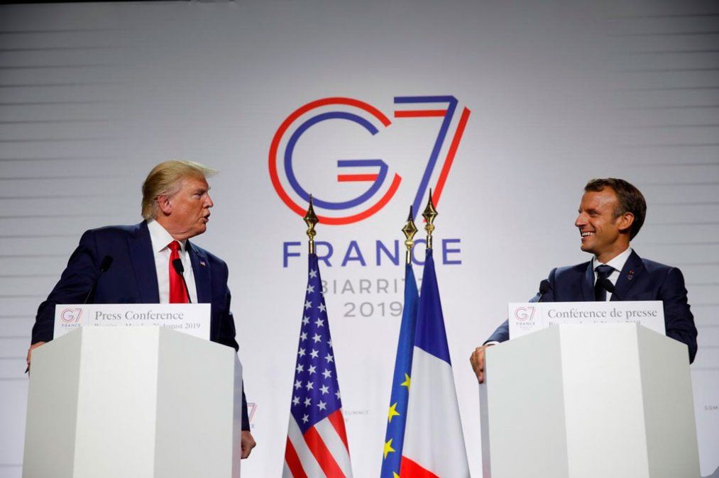 Trump amenazó a Francia con arancelar la importación de productos por su impuesto a la tecnológicas de EE.UU.