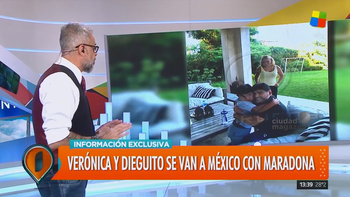 Diego Maradona se lleva a México a Verónica Ojeda