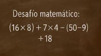 Desafío matemático: ¿cuánto tiempo te lleva resolverlo?