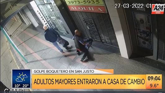 San Justo: así hicieron un robo boquetero en una financiera