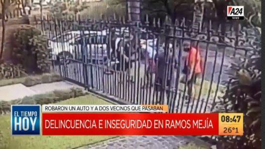 Ramos Mejía: les robaron el auto y a dos vecinos que pasaban por ahí
