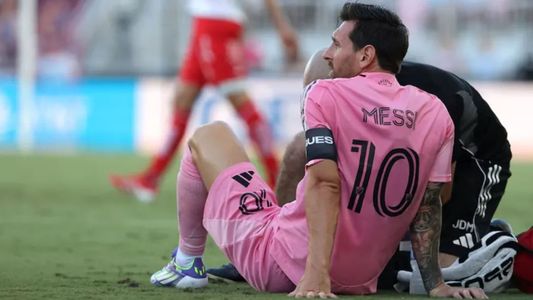 Atención Scaloni: Inter Miami confirmó la lesión que sufrió Lionel Messi y hay preocupación