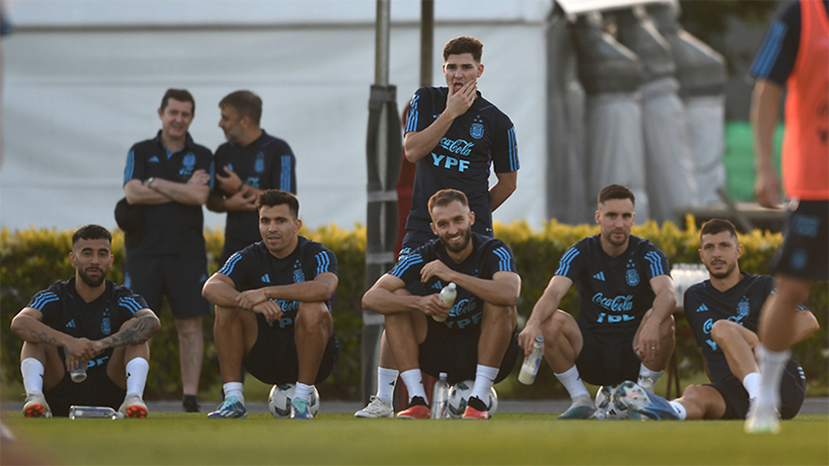 El equipo en sus entrenamientos. (Foto: @afaseleccion)