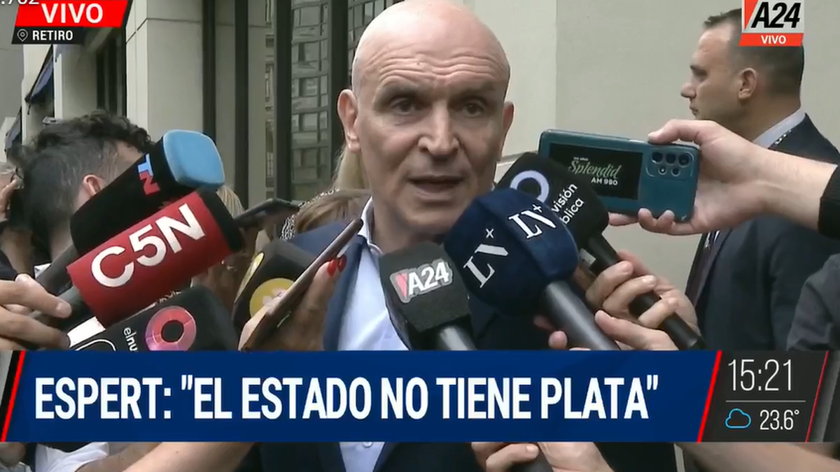 José Luis Espert se reunió con Javier Milei.(Foto: captura A24)
