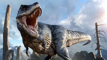 Compró un dinosaurio de regalo para su hijo, pero algo no salió como lo esperado