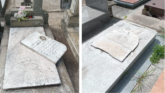 Profanaron y robaron la sepultura del expresidente Carlos Menem y su hijo Carlitos Jr.