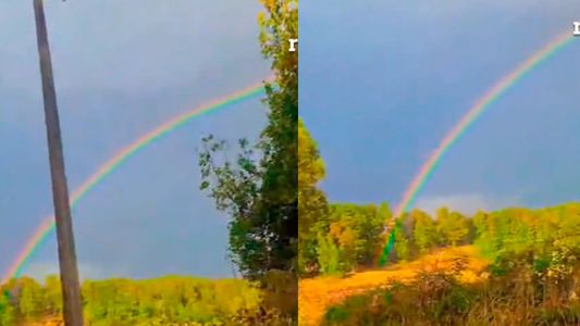 Revolucionaron todo cuando encontraron en dónde empieza el arco iris