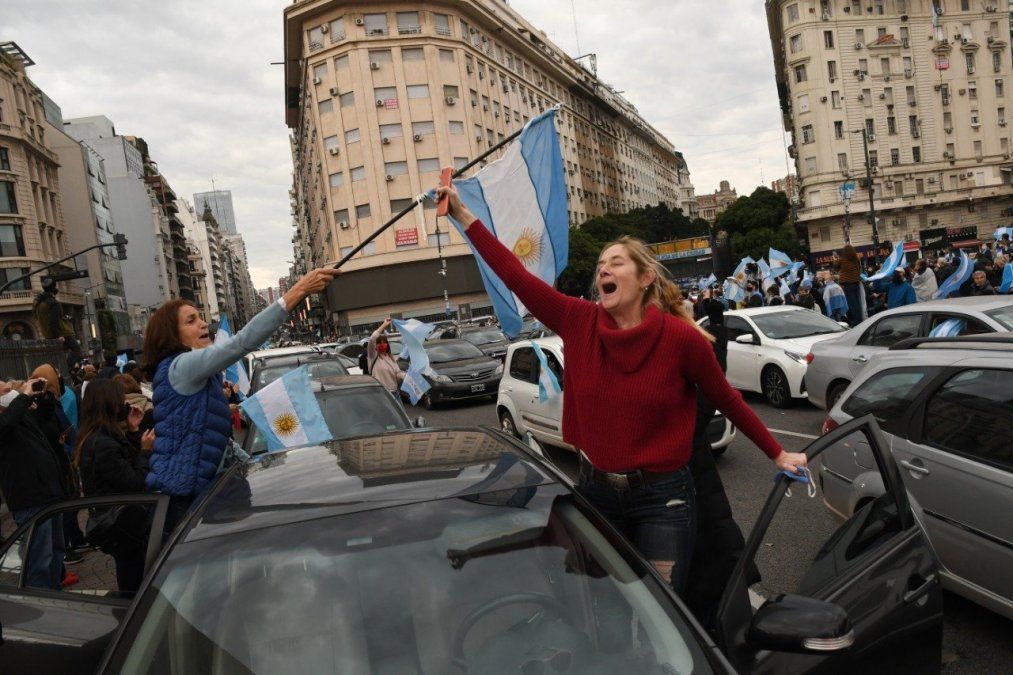 Movilizaciones en la ciudad de Buenos Aires y varias provincias por Vicentin y la defensa de la propiedad privada