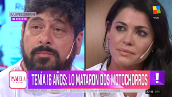 Pamela David, quebrada ante el testimonio del padre de un joven asesinado por motochorros