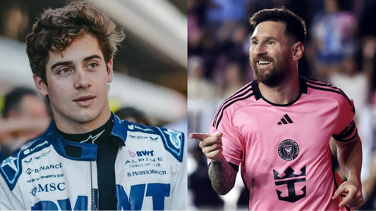 El valioso regalo que Colapinto le hizo a Messi: dedicatoria especial y nexo inesperado