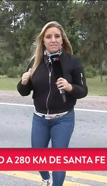 EN VIVO: La periodista de TN Paula Bernini se encontró con algo sorprendente que podría ser de Loan