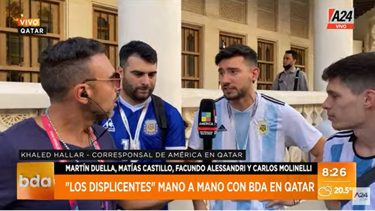 Los Displicentes, mano a mano con A24: Lo único que pensamos es en Argentina-México