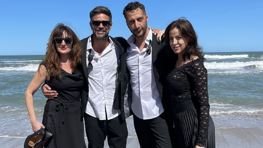 Luciano Castro, Luciano Cáceres, Mercedes Funes y Jorgelina Aruzzi, de gala en el mar: las fotos