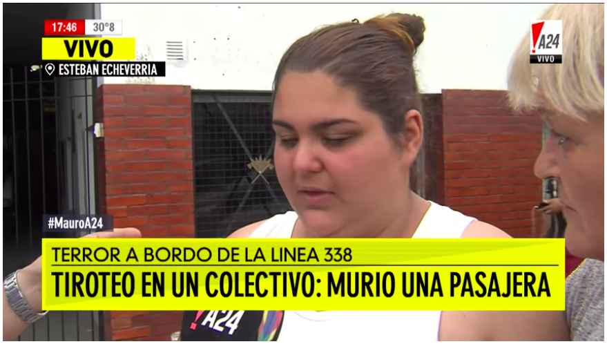 Intentaron asaltar un colectivo y terminaron ejecutando a una pasajera