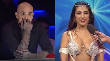 El fuerte piropo de Abel Pintos a una participante que bailó danza árabe en Got Talent Argentina
