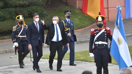 Alberto Fernández a Pedro Sánchez: Es un momento magnífico para invertir en Argentina