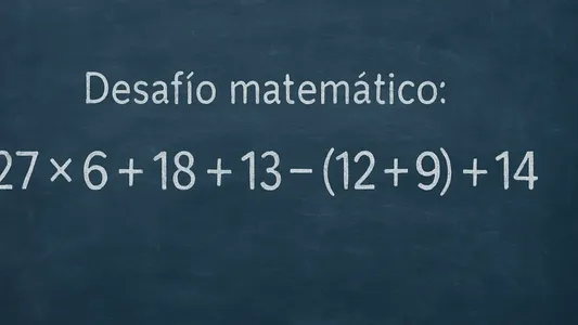 Desafío matemático: una mente brillante lo resuelve en menos de 10 segundos