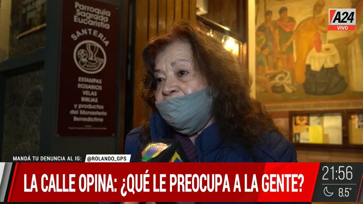 La jubilada reconoció que no quiere cobrar un plan sin trabajar. (Foto: Captura TV)&nbsp;