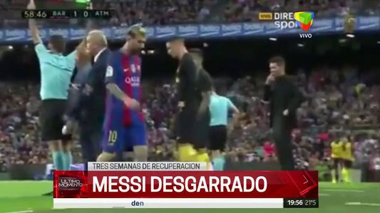 Messi se lesionó y no podrá jugar las próximas fechas de Eliminatorias